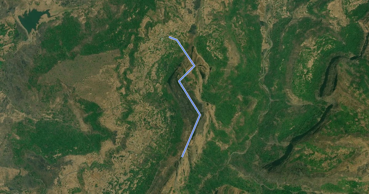Маршрут Kavlya Fort на спутниковом снимке
