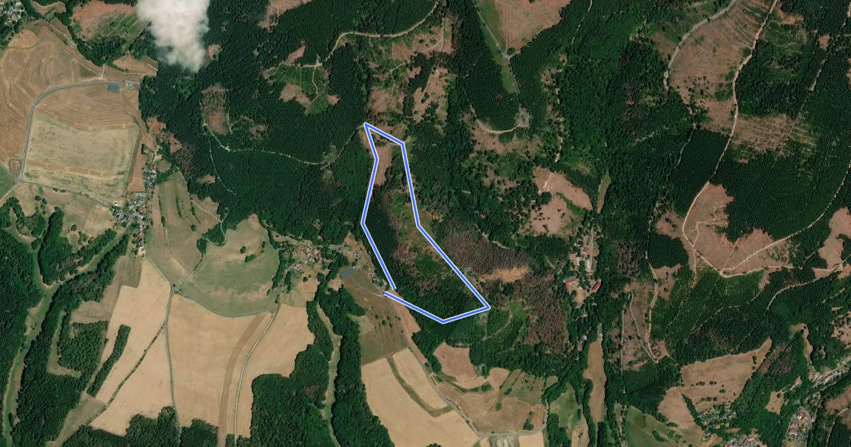Маршрут Keltenrundwanderweg на спутниковом снимке