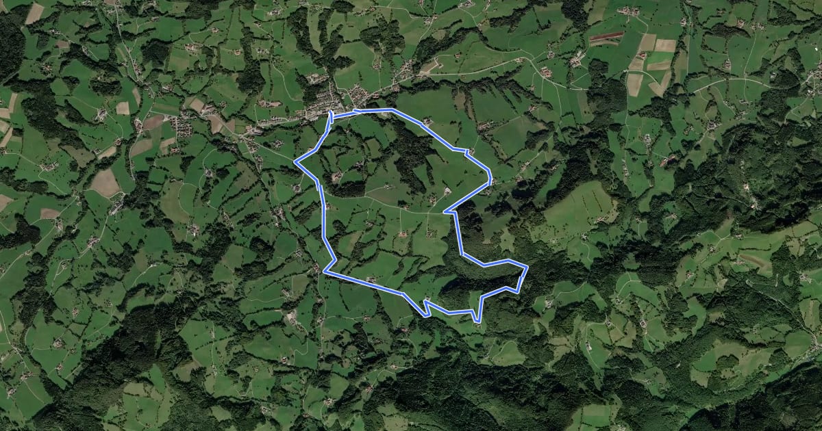 Маршрут Kendler Wasserfall (St. Georgen an der Leys) на спутниковом снимке