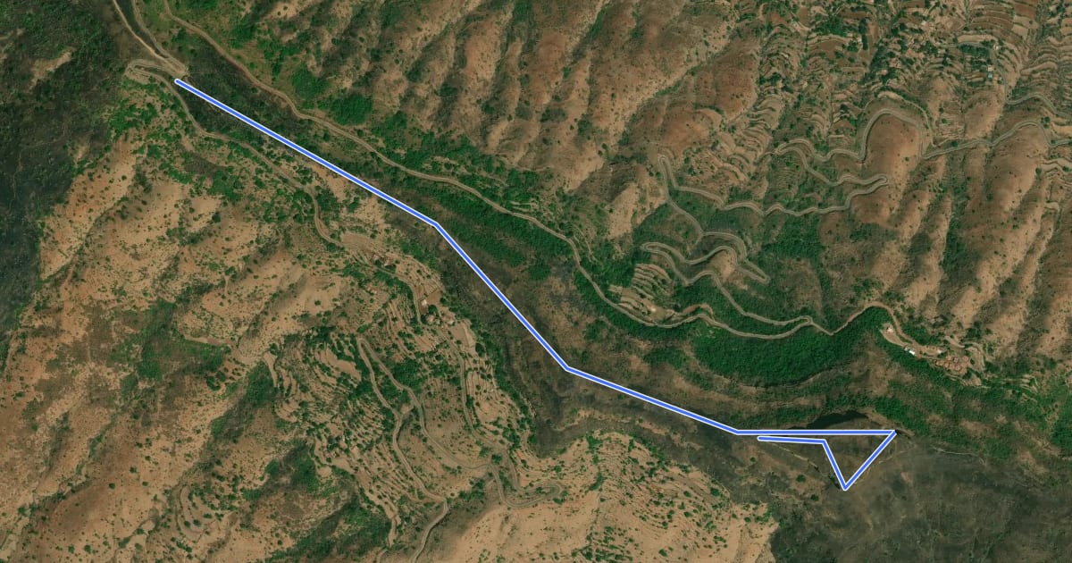 Маршрут Kenjalgad Fort (Rayreshwar Parking) на спутниковом снимке