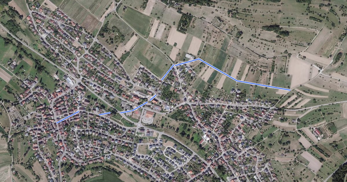 Маршрут Kesselberg - Gräfenhausen Sixtdenkmal на спутниковом снимке