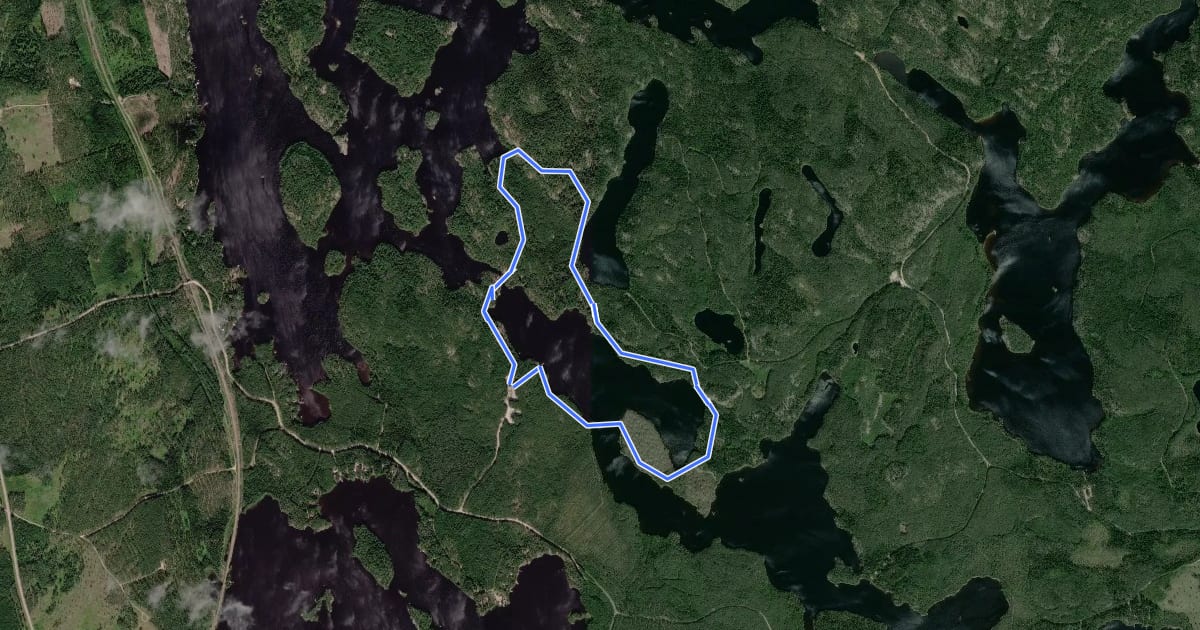 Маршрут Ketunlenkki на спутниковом снимке
