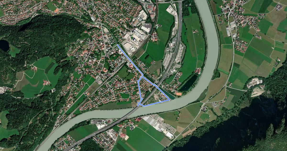 Маршрут Kieferer Energiewanderweg (Violette Tour) на спутниковом снимке