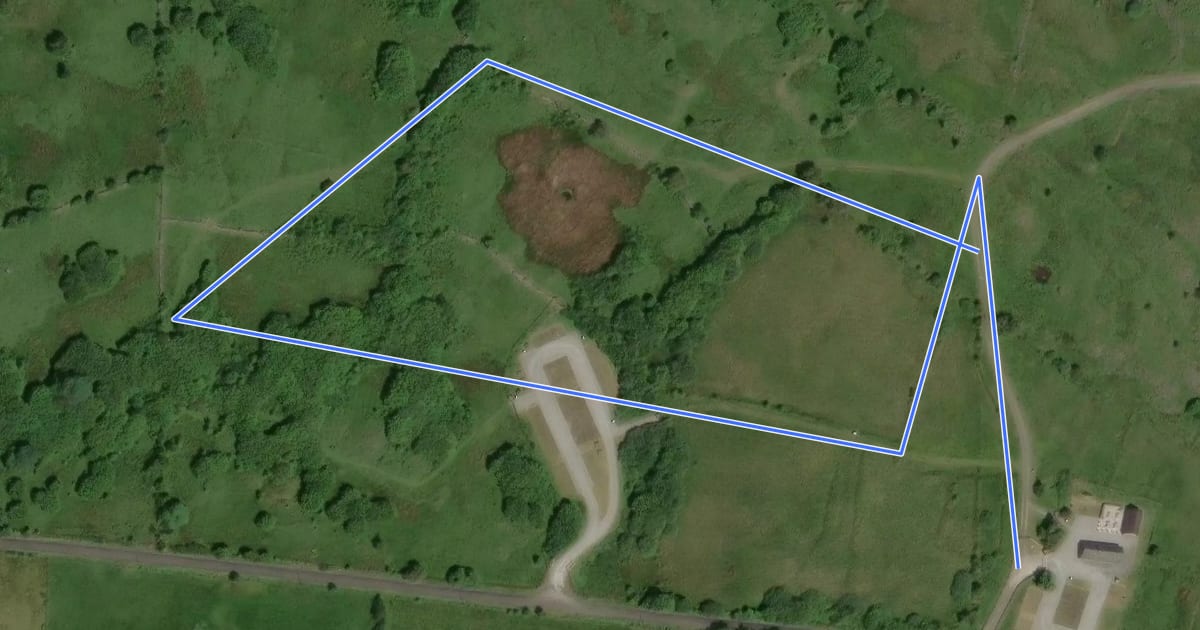 Маршрут Killykeeghan Nature Reserve Walk на спутниковом снимке