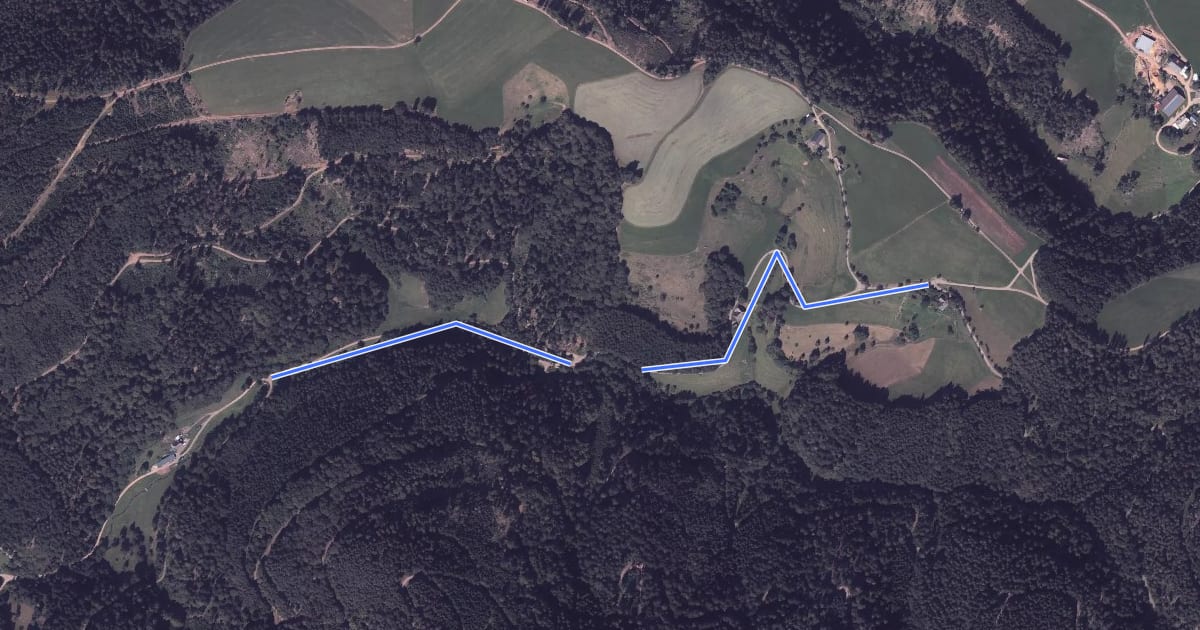 Маршрут Kilpachtal Simonslochweg - Kilpen на спутниковом снимке