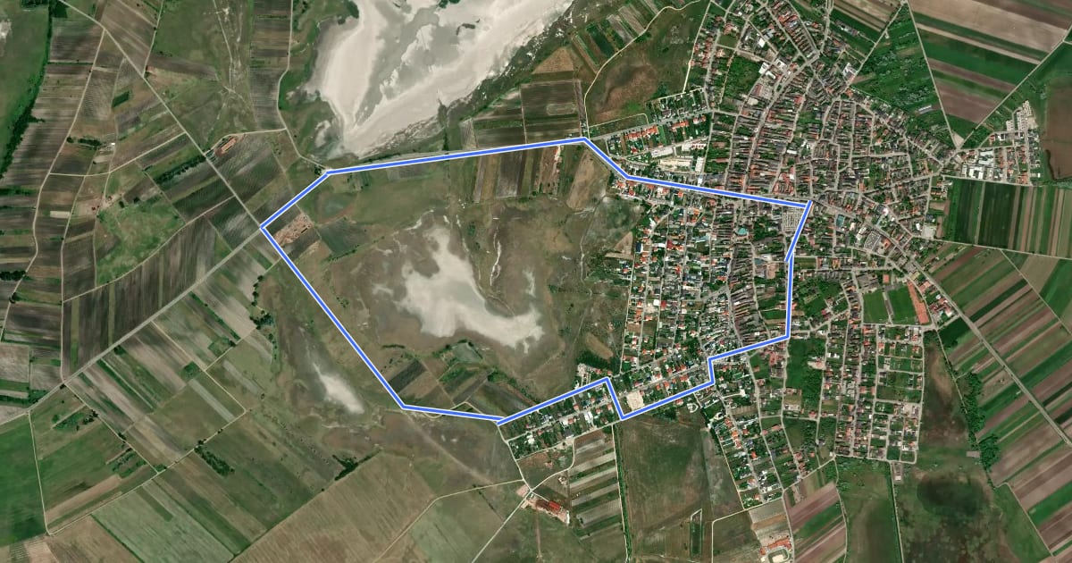 Маршрут Kirchsee-Runde (29) на спутниковом снимке