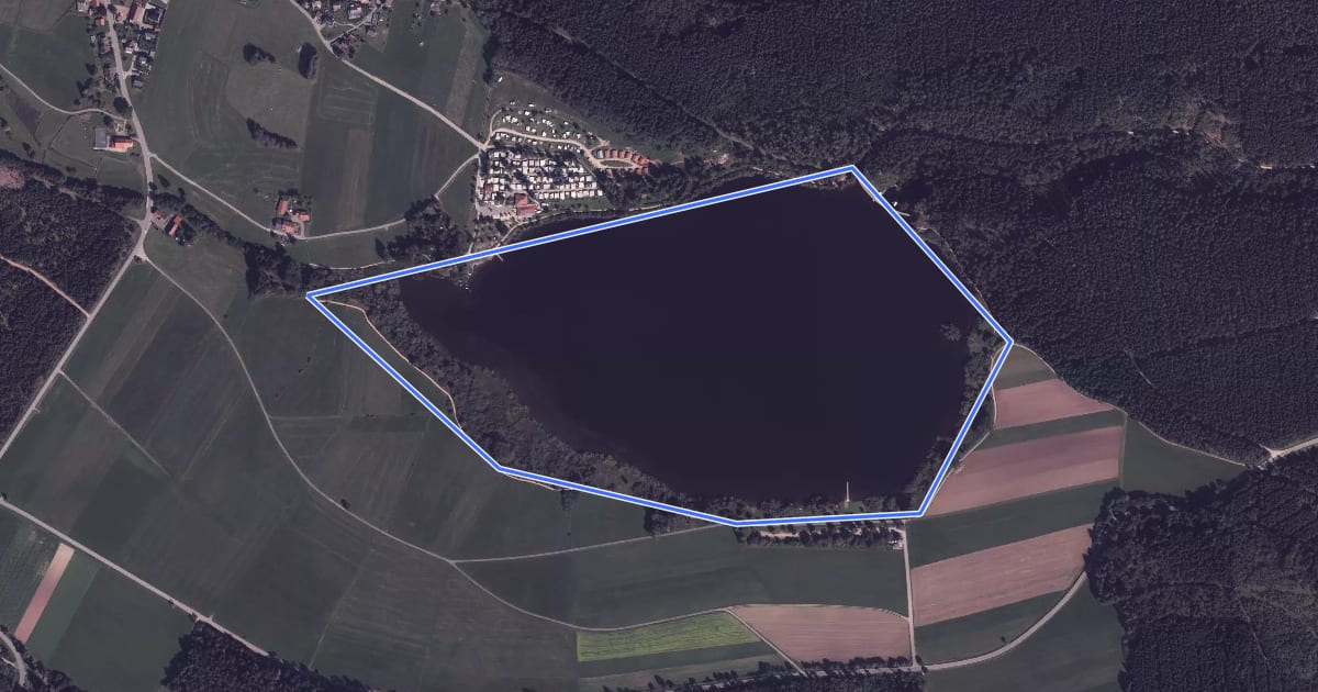 Маршрут Kirnbergsee-Rundweg на спутниковом снимке