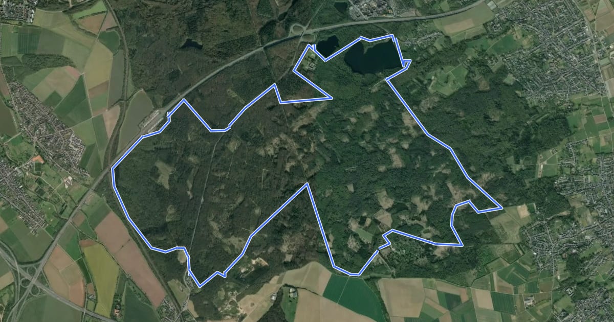 Маршрут Klüttenweg на спутниковом снимке