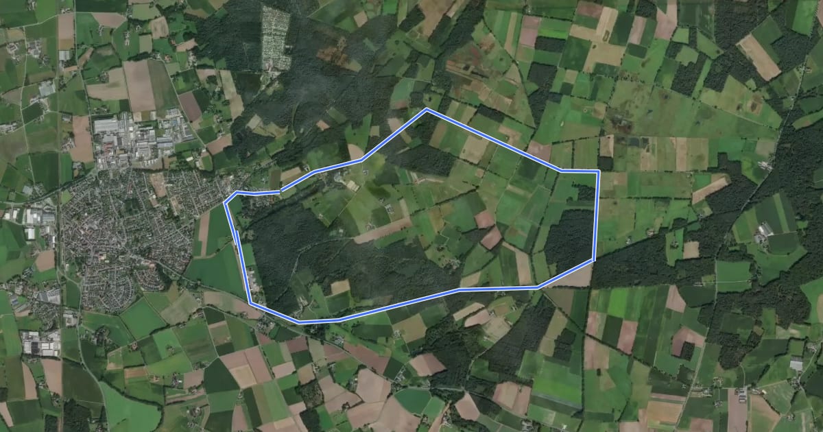 Маршрут Klausenhof Rundweg A1 на спутниковом снимке