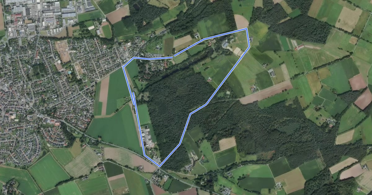 Маршрут Klausenhof Rundweg A3 на спутниковом снимке