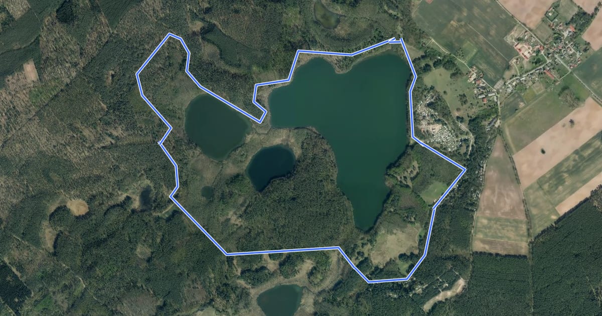 Маршрут Klobichsee-Rundweg на спутниковом снимке