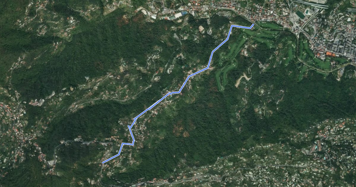 Маршрут km 501 - Monastero di Valle Christi на спутниковом снимке