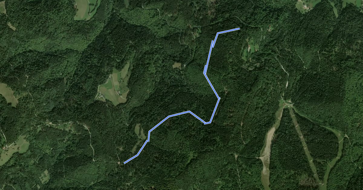 Маршрут Koča Planinc - Slovenjegraško sedlo на спутниковом снимке