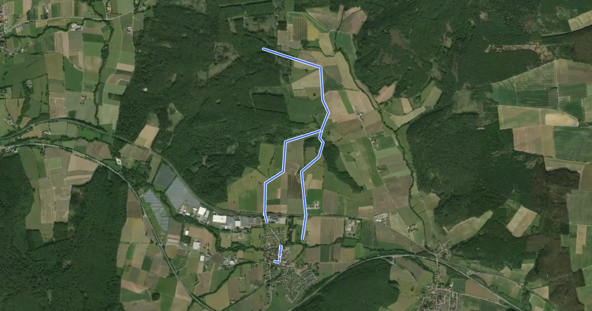 Маршрут Koerfer-Weg на спутниковом снимке