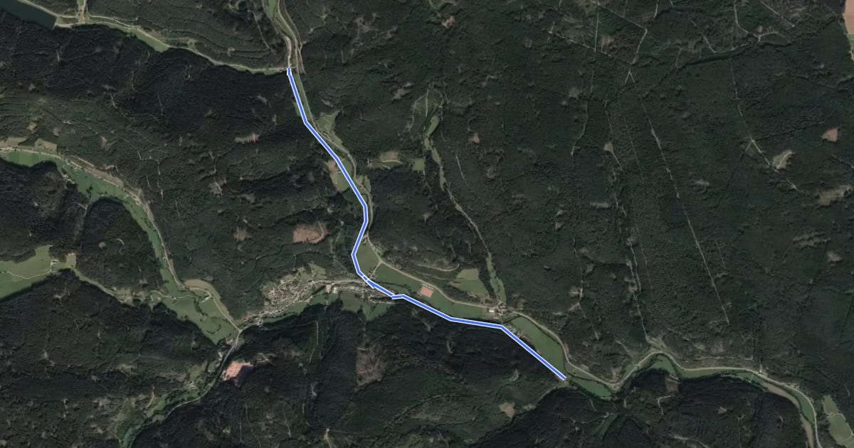 Маршрут Kohlbrücke-37 на спутниковом снимке