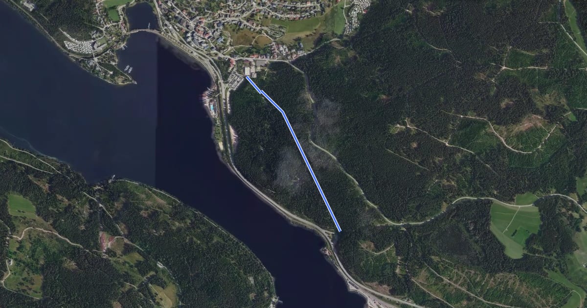 Маршрут Kohlgrube - Schluchsee Alte Schmiede на спутниковом снимке