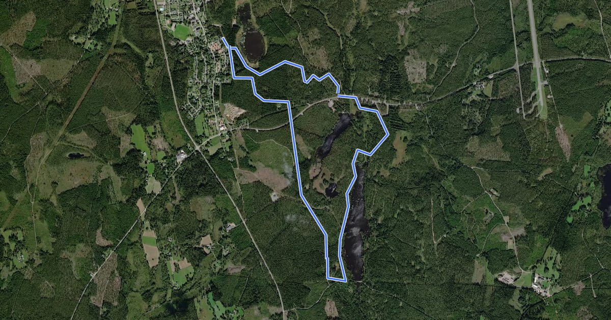Маршрут Kosta 8,0 km на спутниковом снимке