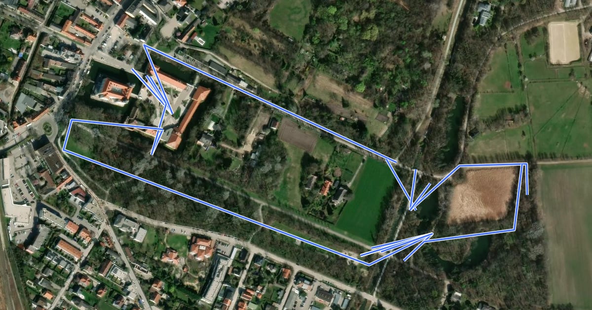 Маршрут Kottingbrunn auf der Spur (Kultur- und Naturpfad) на спутниковом снимке