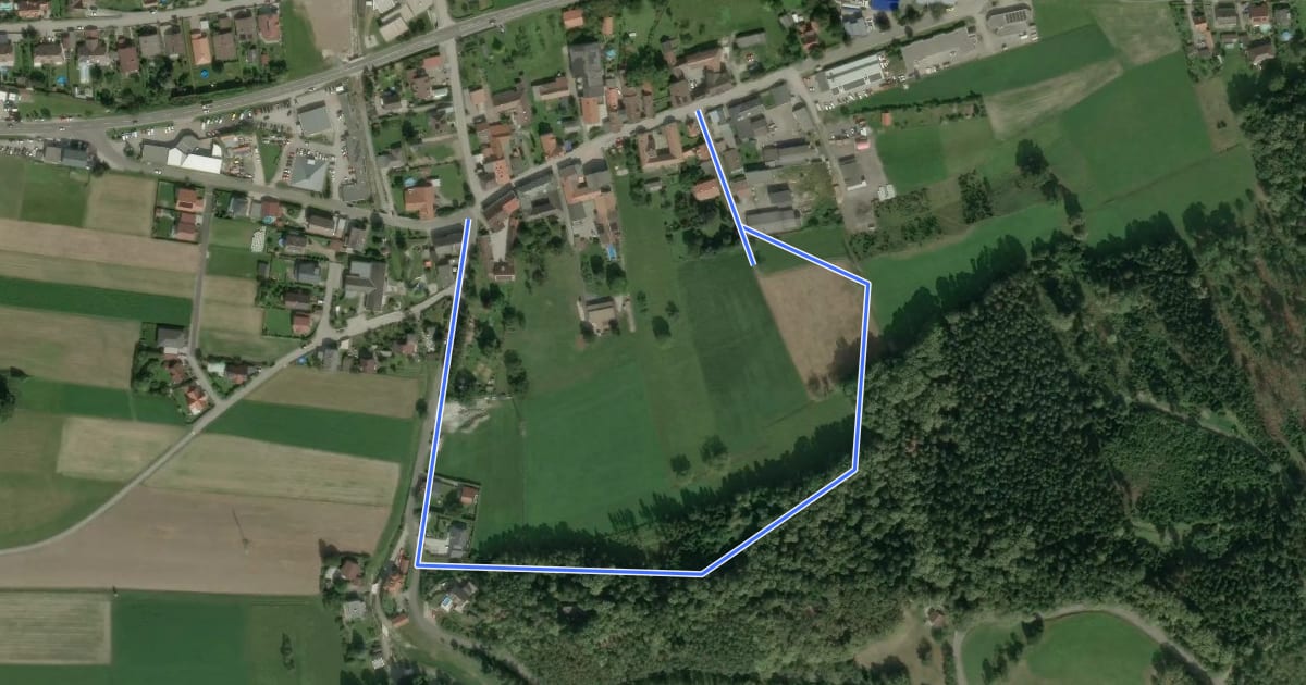 Маршрут Kräuterweg (Wörth) на спутниковом снимке