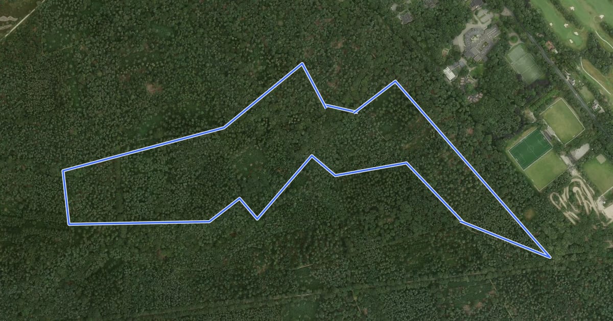 Маршрут Kraaiendalroute на спутниковом снимке