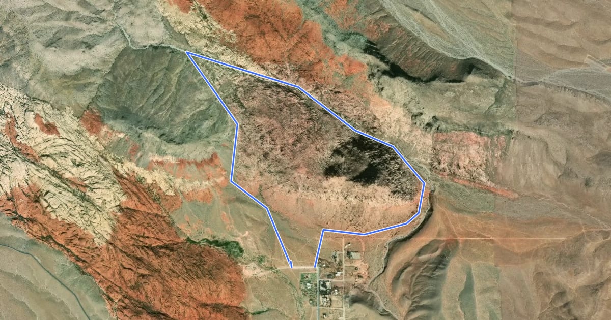 Маршрут Kraft Mountain Loop на спутниковом снимке