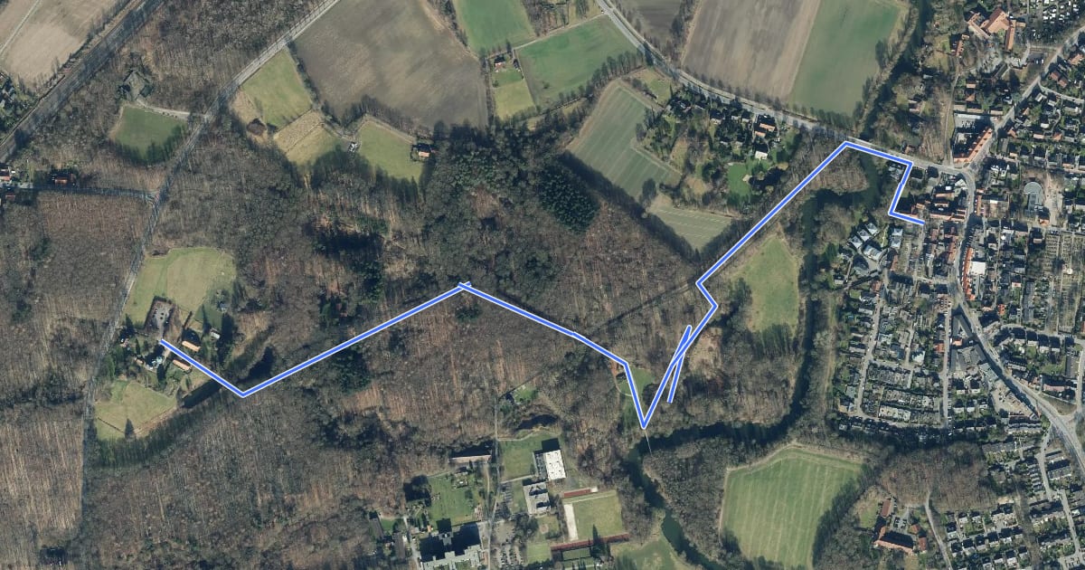 Маршрут Krippenweg на спутниковом снимке