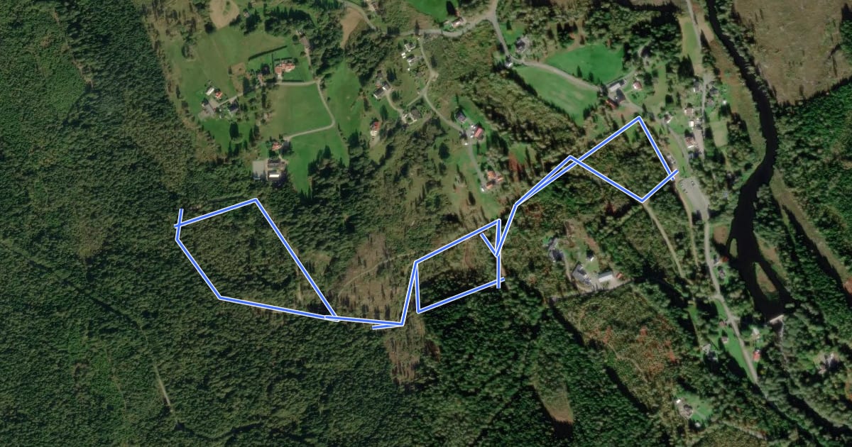 Маршрут KSK 2,5 km Elljusspår на спутниковом снимке
