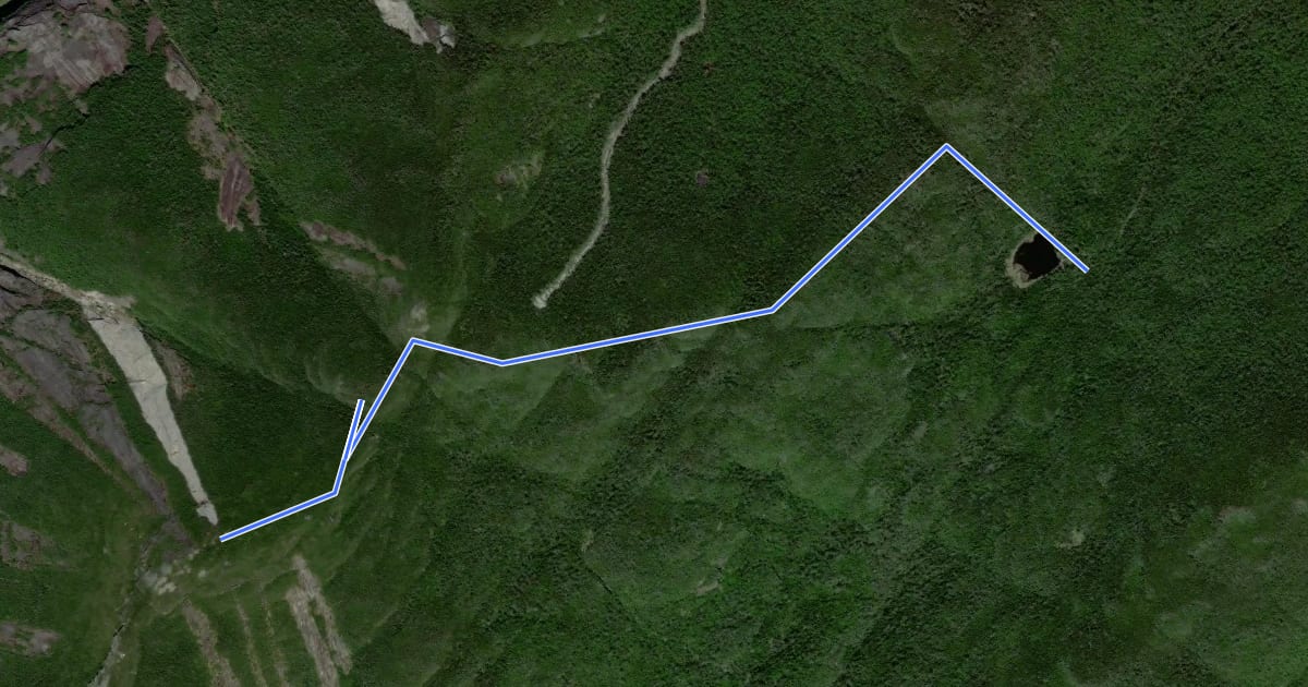 Маршрут L. Morgan Porter Trail на спутниковом снимке