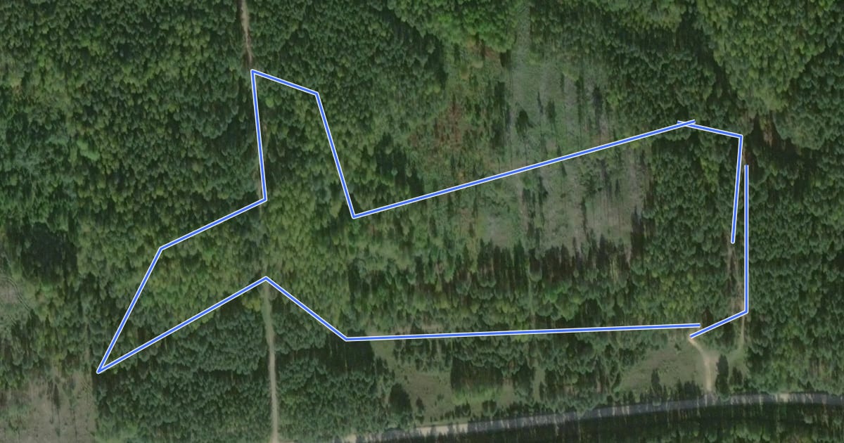 Маршрут Lõunalaagri matkarada (1,8 km) на спутниковом снимке