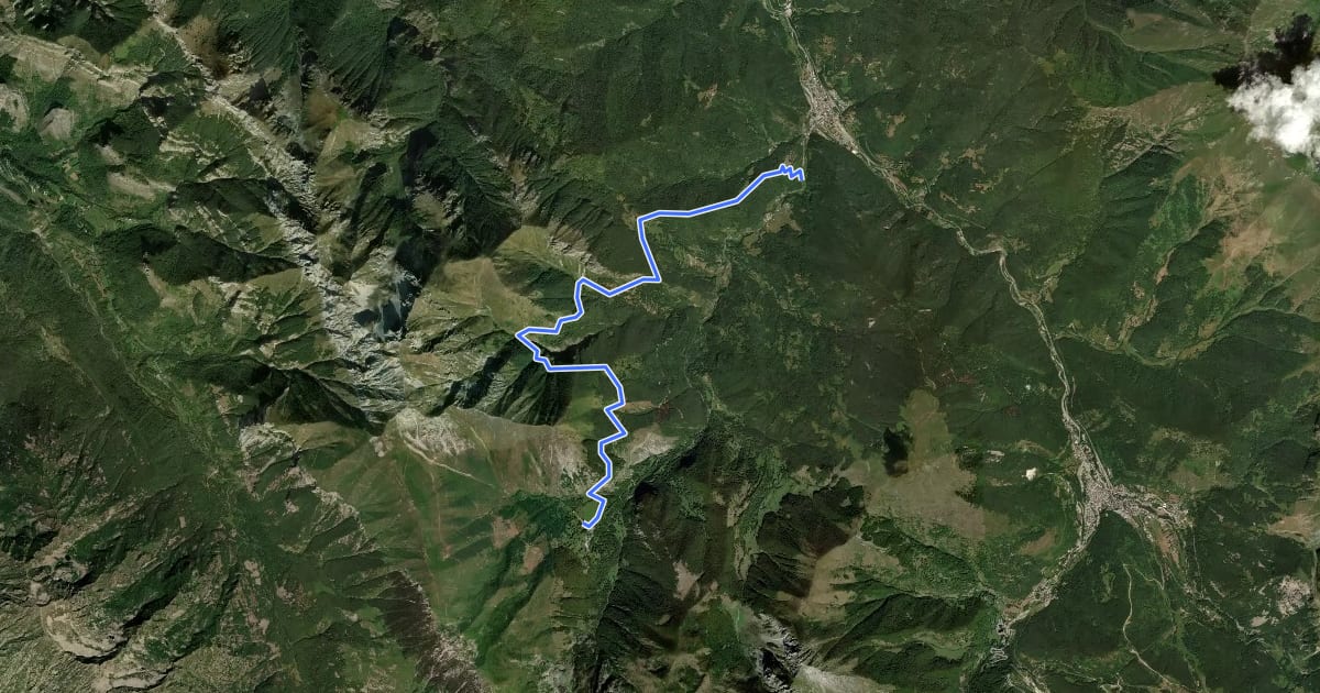 Маршрут L26 на спутниковом снимке