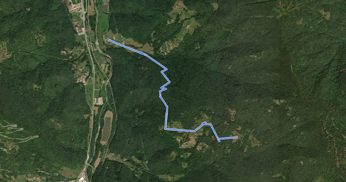 Маршрут L33C на спутниковом снимке