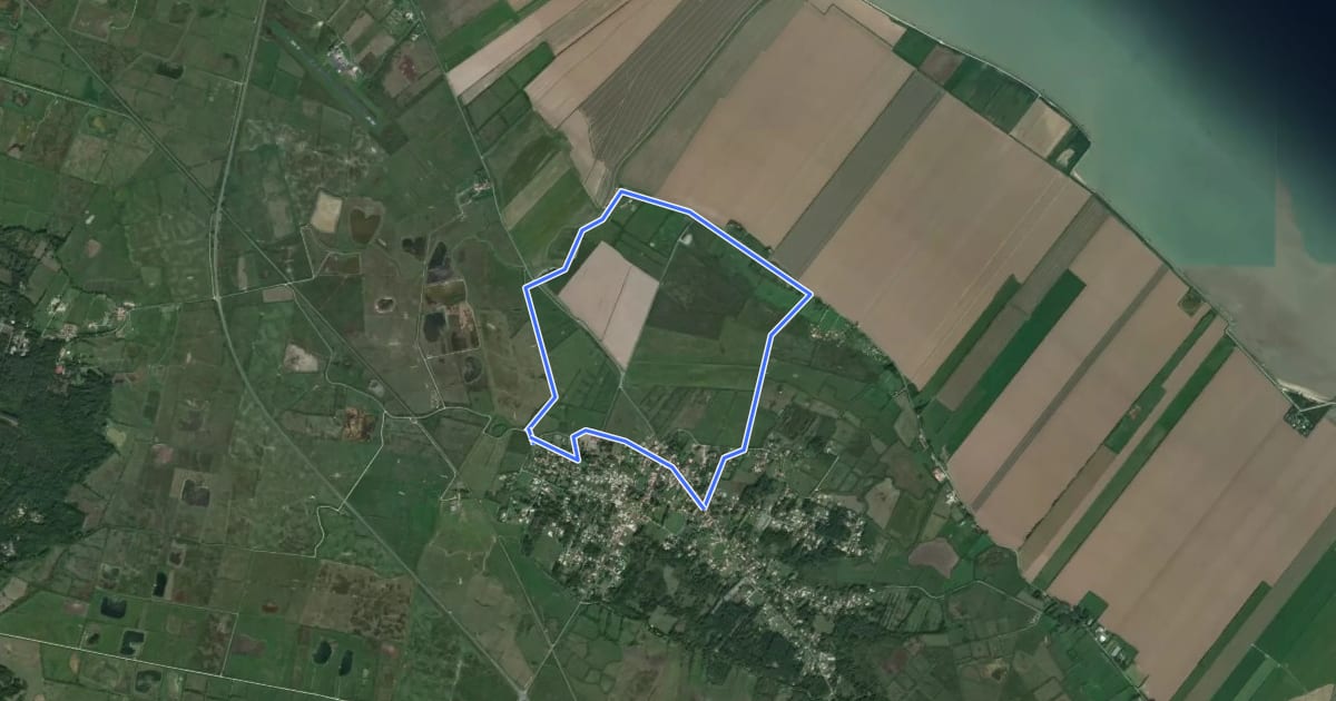 Маршрут La boucle de Talais par le port на спутниковом снимке