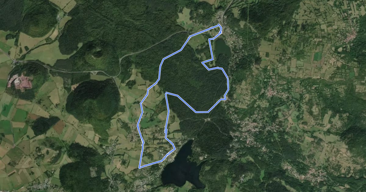 Маршрут La Cassière на спутниковом снимке
