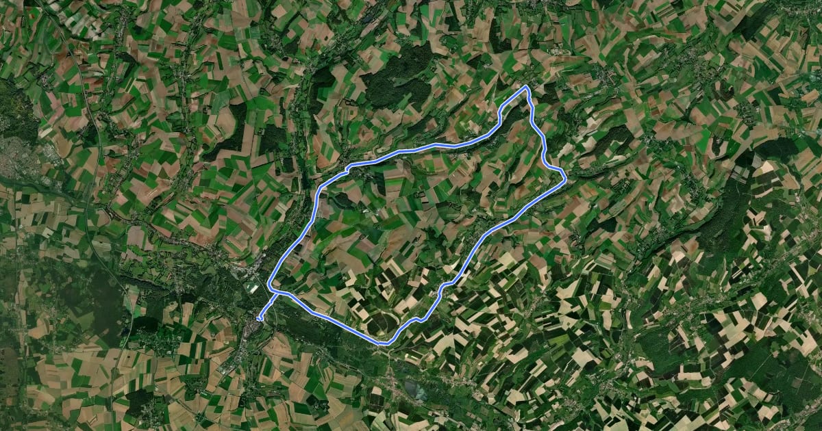 Маршрут La Chartreuse на спутниковом снимке