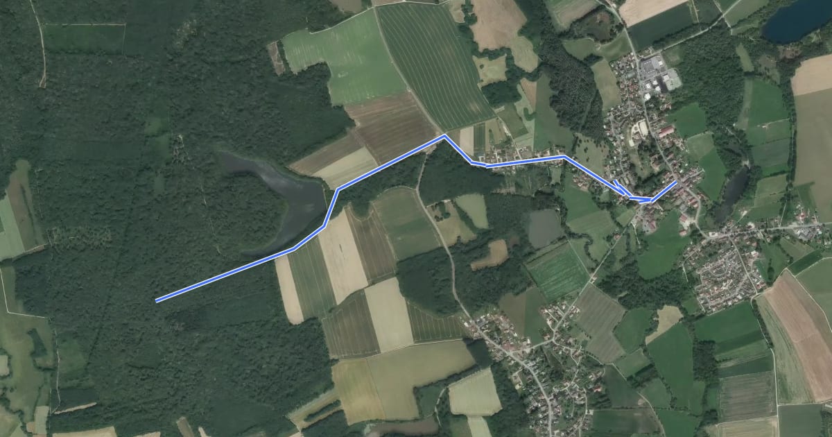 Маршрут La Chevauchée Vauban Antenne 01 на спутниковом снимке