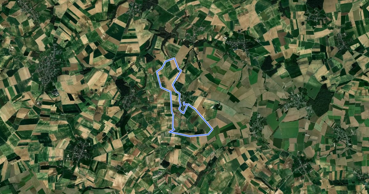 Маршрут La Montinette на спутниковом снимке