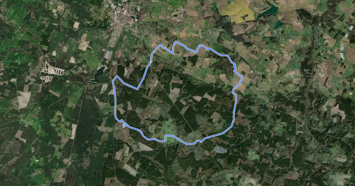 Маршрут La Réunion - La Taillade, par les églises de Beyrac et Couthures - 21.3 km на спутниковом снимке