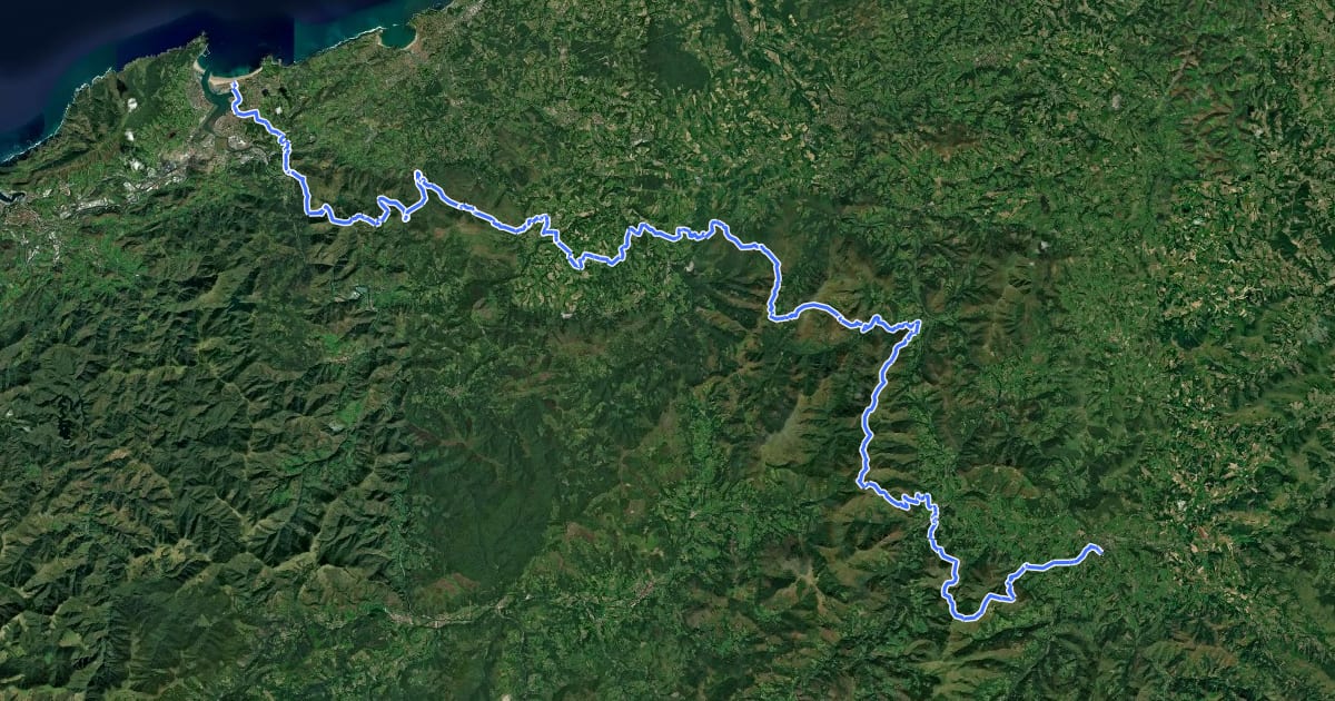 Маршрут La traversée des Pyrénées - sec.9 на спутниковом снимке