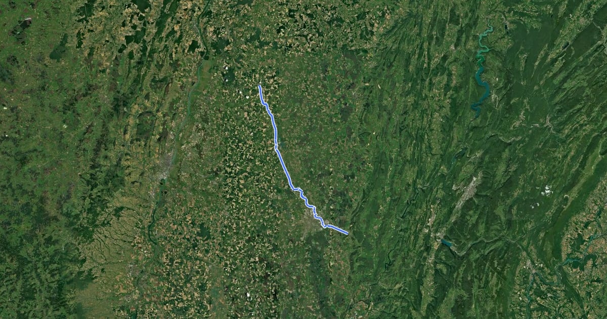 Маршрут La traverse de Bresse en Revermont на спутниковом снимке