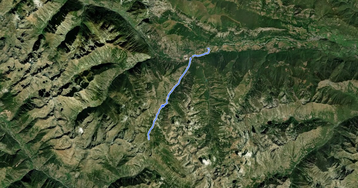 Маршрут La Via di Sant'Anna - Tappa 4 на спутниковом снимке