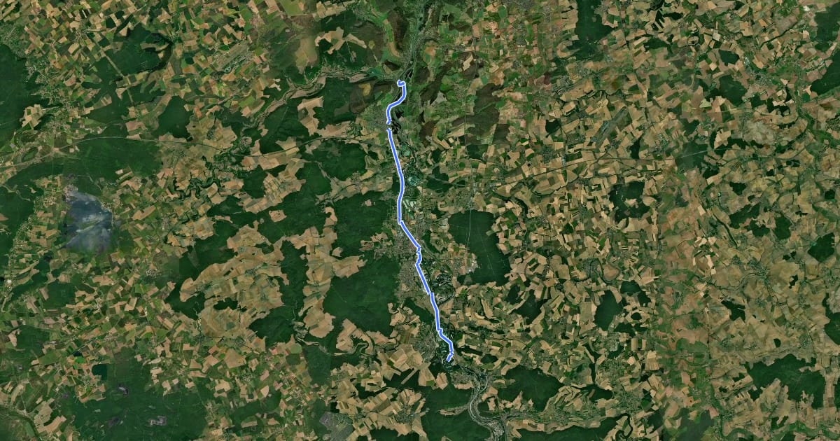 Маршрут La Voie Bleue, Moselle-Saône à vélo - Novéant-sur-Moselle > Dieulouard на спутниковом снимке
