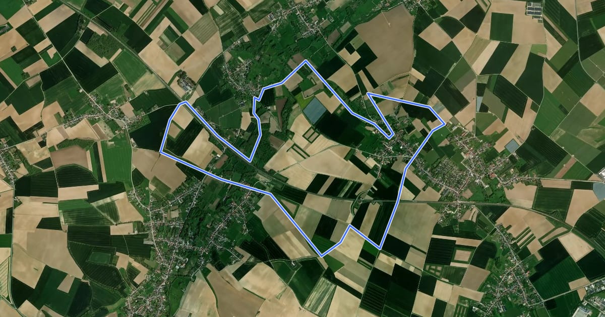 Маршрут Laarwandeling на спутниковом снимке