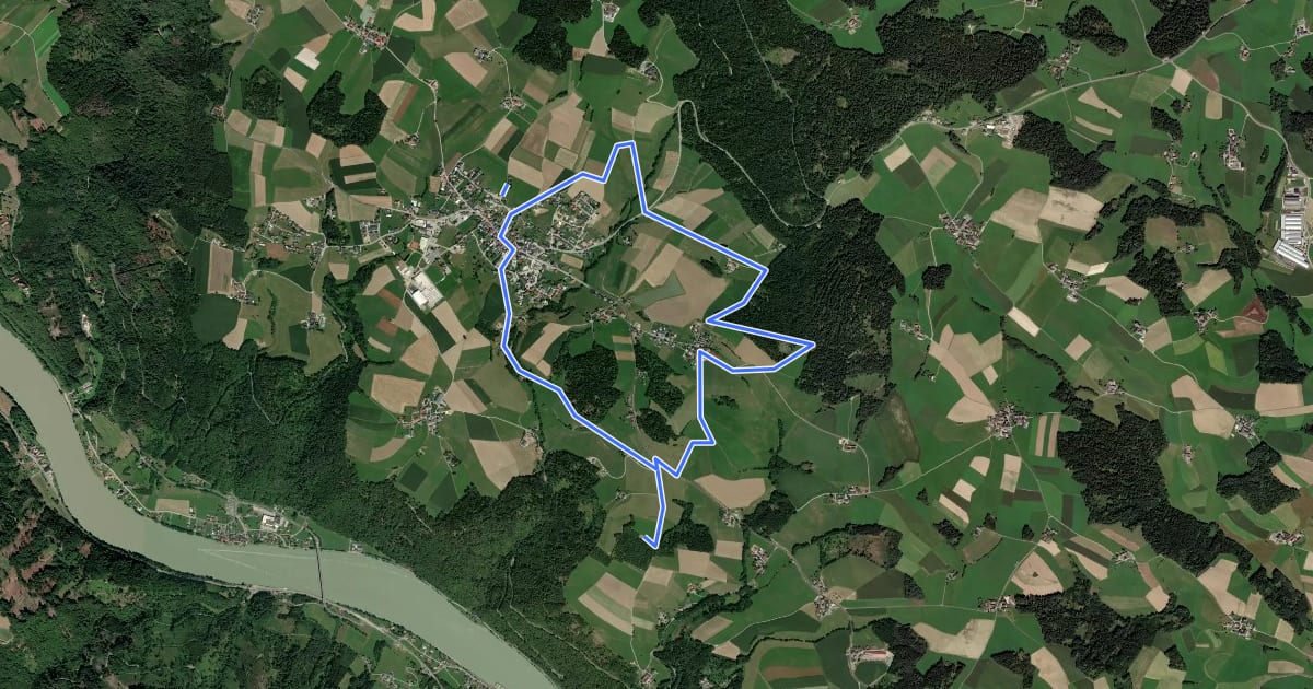 Маршрут LabyrinthWanderWeg на спутниковом снимке