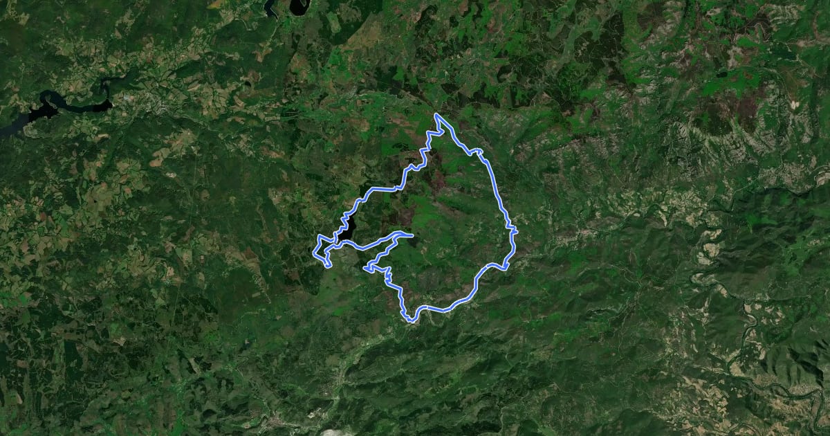 Маршрут Lac de Vésoles на спутниковом снимке