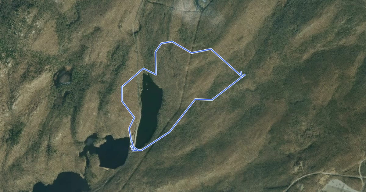 Маршрут Lake Askoti Loop на спутниковом снимке