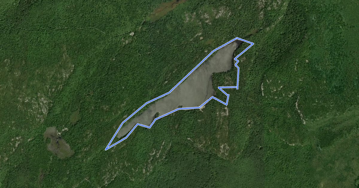 Маршрут Lake Awosting Carriageway на спутниковом снимке