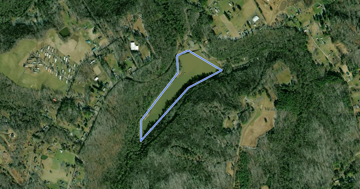 Маршрут Lake Front Trail на спутниковом снимке
