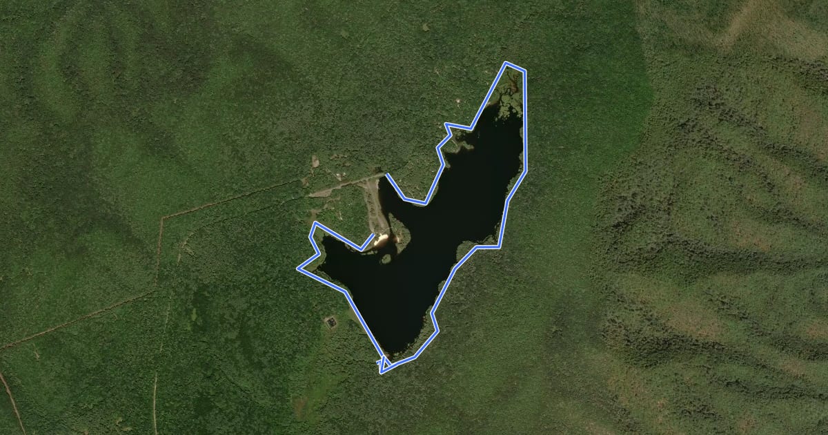 Маршрут Lake Sherwood Trail на спутниковом снимке