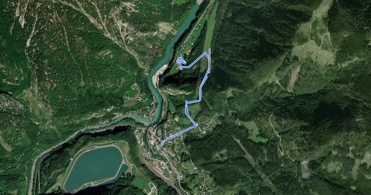 Маршрут Landler Spazierwege Weg Nr. #12 на спутниковом снимке