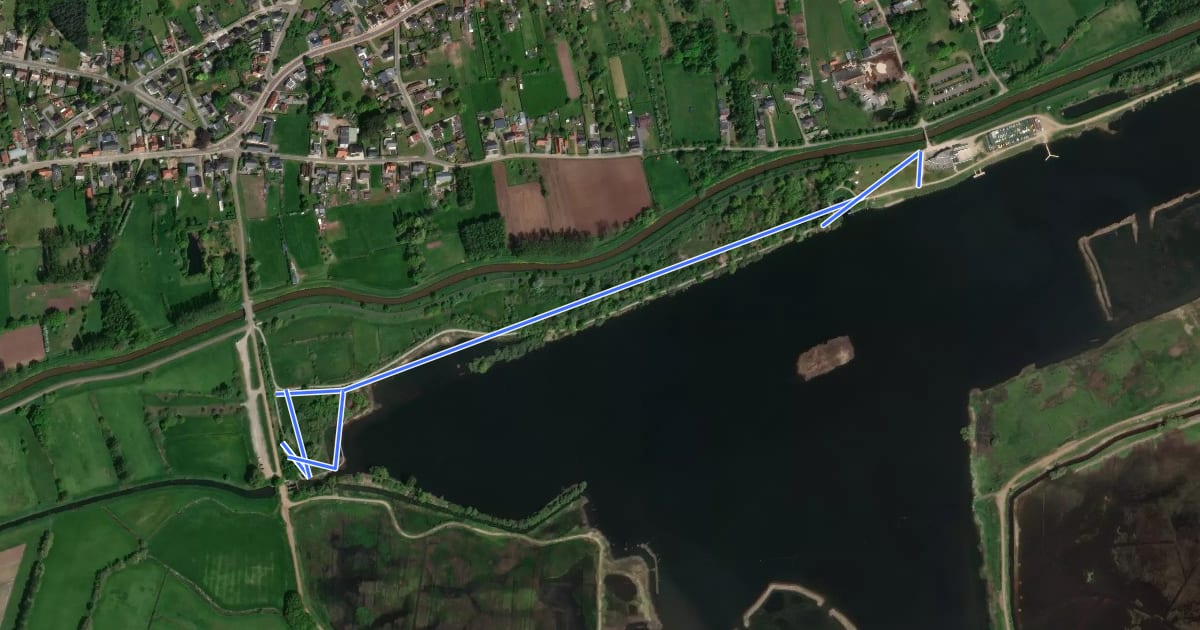 Маршрут Landschapswandeling Schulensbroek Groene rechthoek на спутниковом снимке